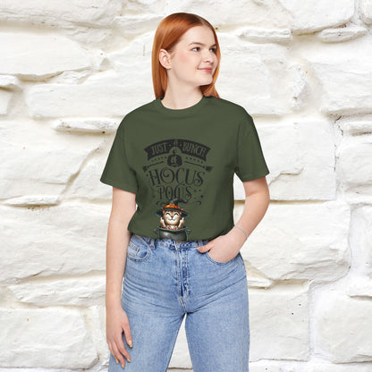 "Just A Bunch Of Hocus Pocus" Cat  T-shirt |Nunu&Miao Studio