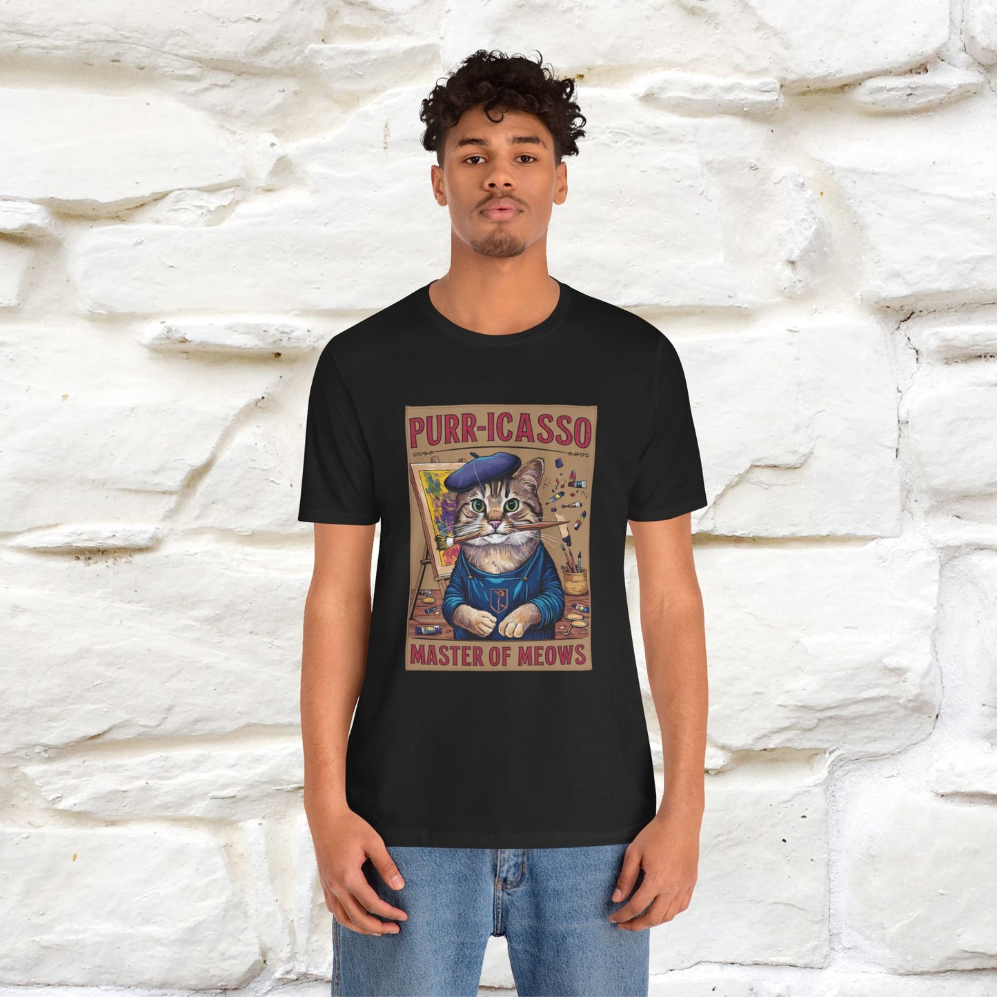 ''Purr-Icasso Masters Of Meows'' | CatT-Shirt | Nunu&Miao Studio