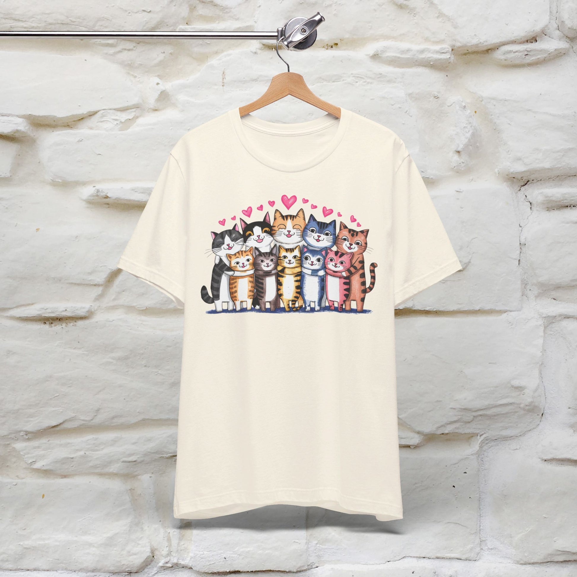 ''Cats Bring Us Together'' Cat T-shirt for Women 100% Cotton* - Nunu&Miao Studio