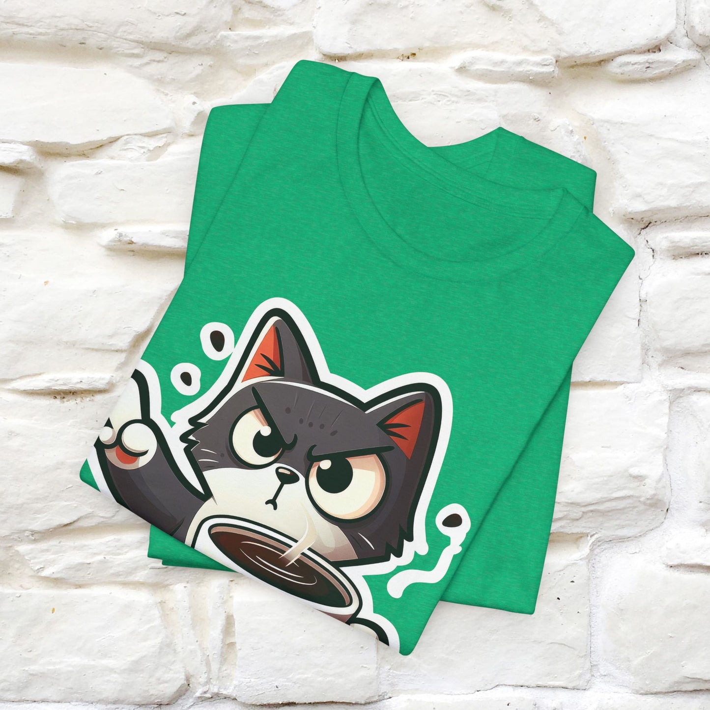 "What" Cat T-Shirt for Men & Women | 100% Cotton* | Cattitude Tee