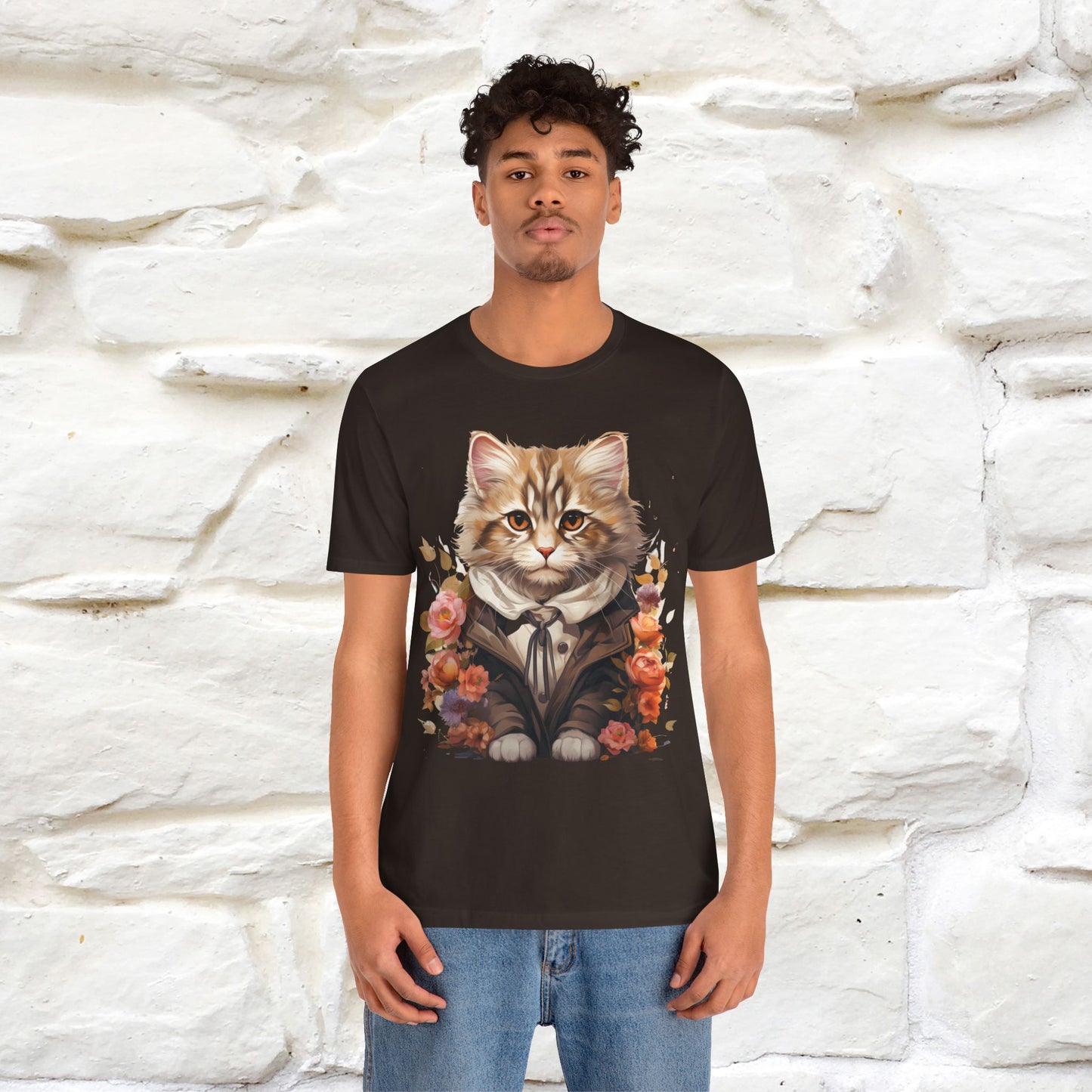 "Mr. Meow" Elegant Cat T-Shirt for Men & Women | 100% Cotton*