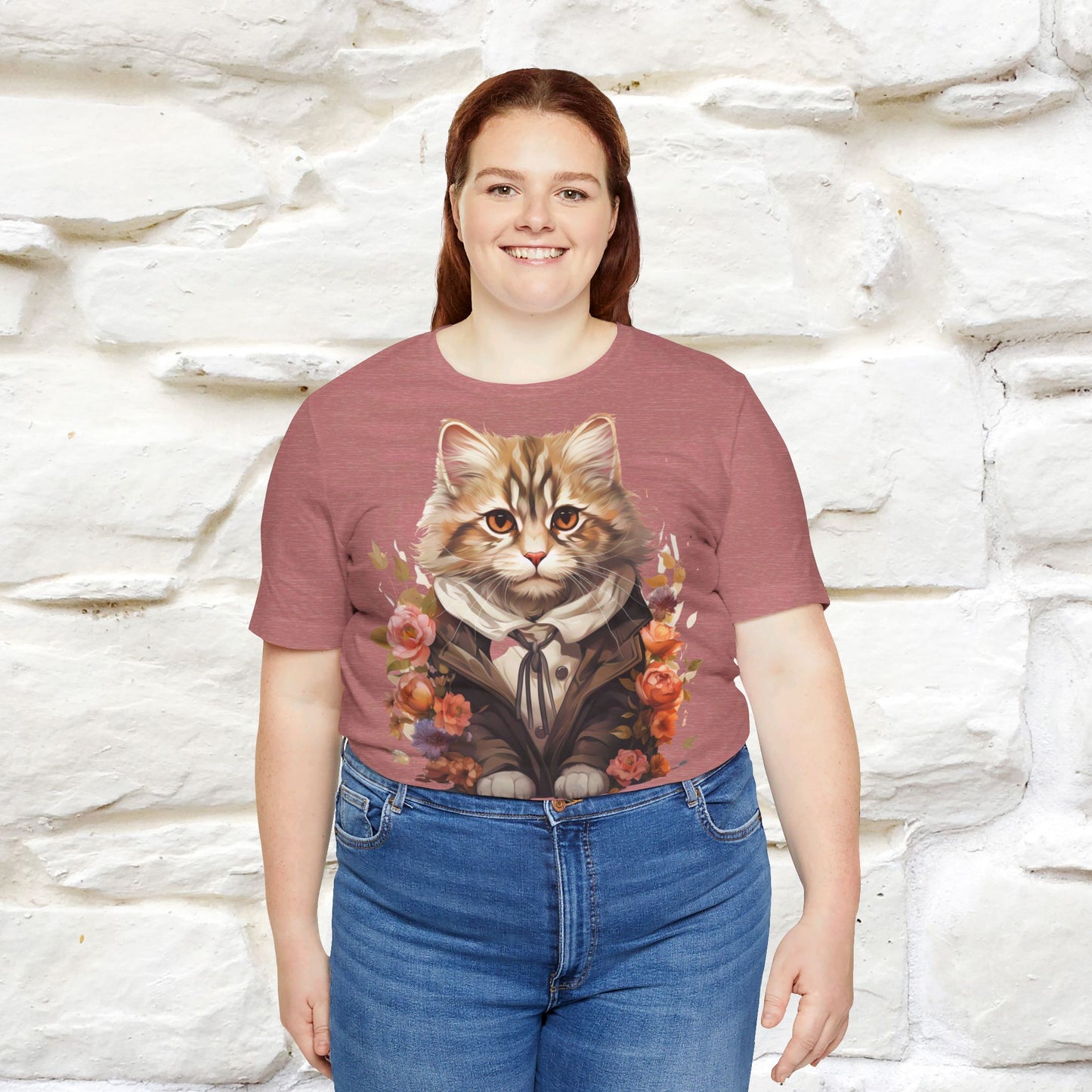 ''Charismatic'' Cat T-shirt for Women 100% Cotton* - Nunu&Miao Studio