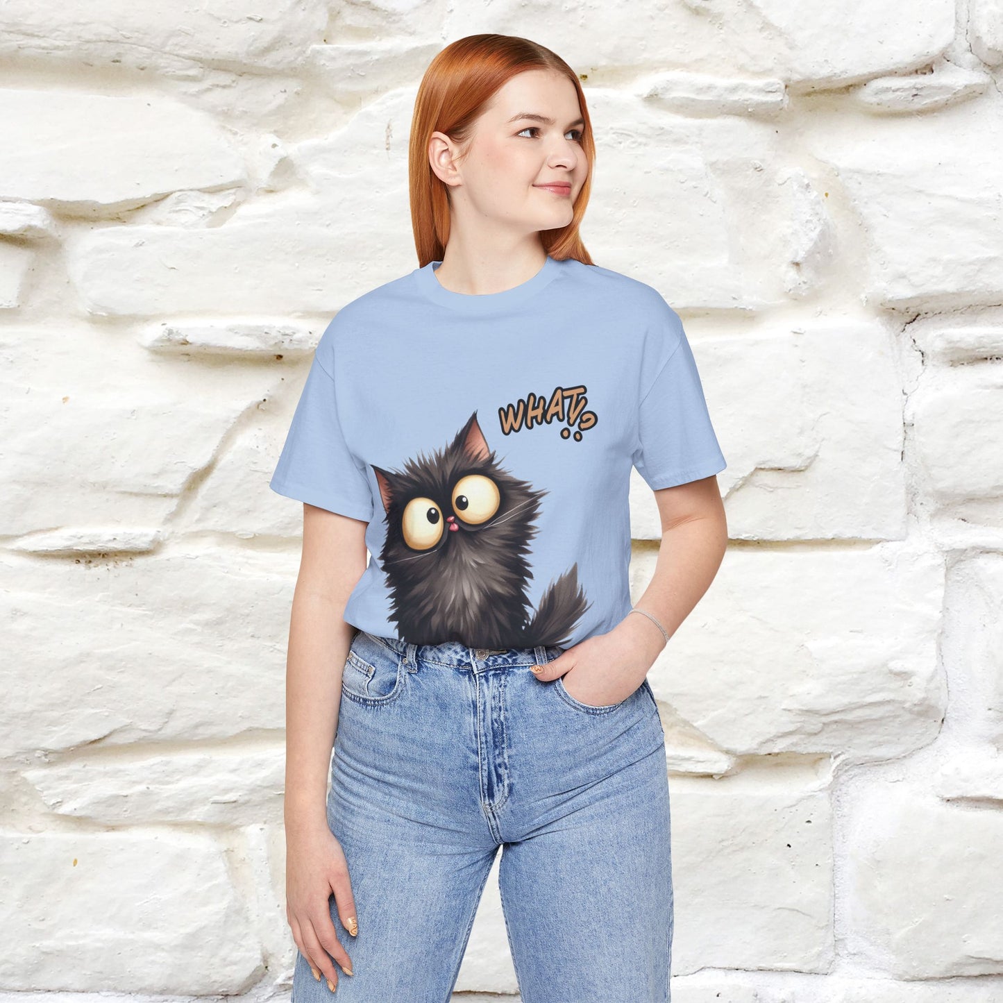 ''What ?'' | Cat T-Shirt  | Nunu&Miao Studio