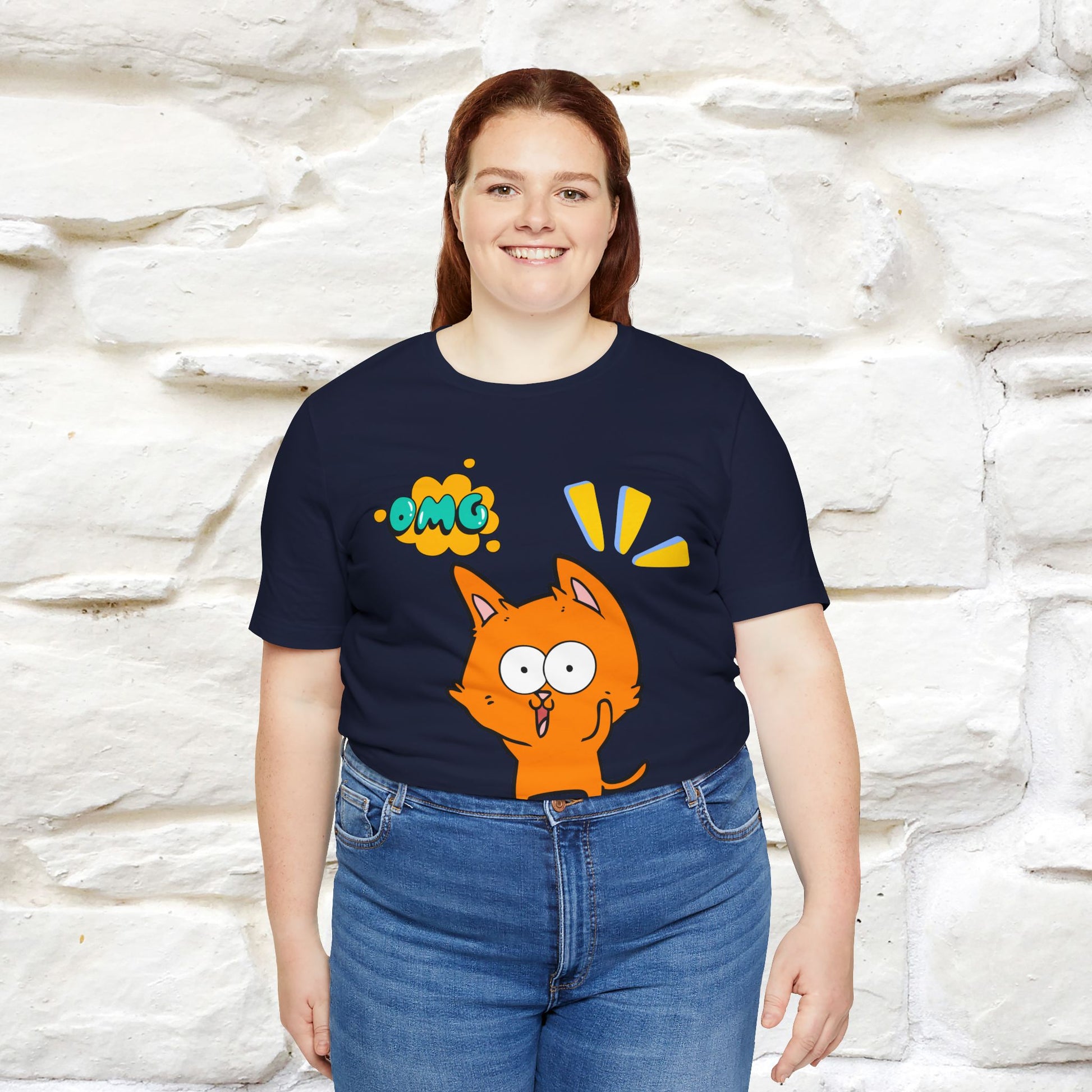 ''Oh My God'' Cat T-Shirt | Nunu&Miao Studio - Nunu&Miao Studio