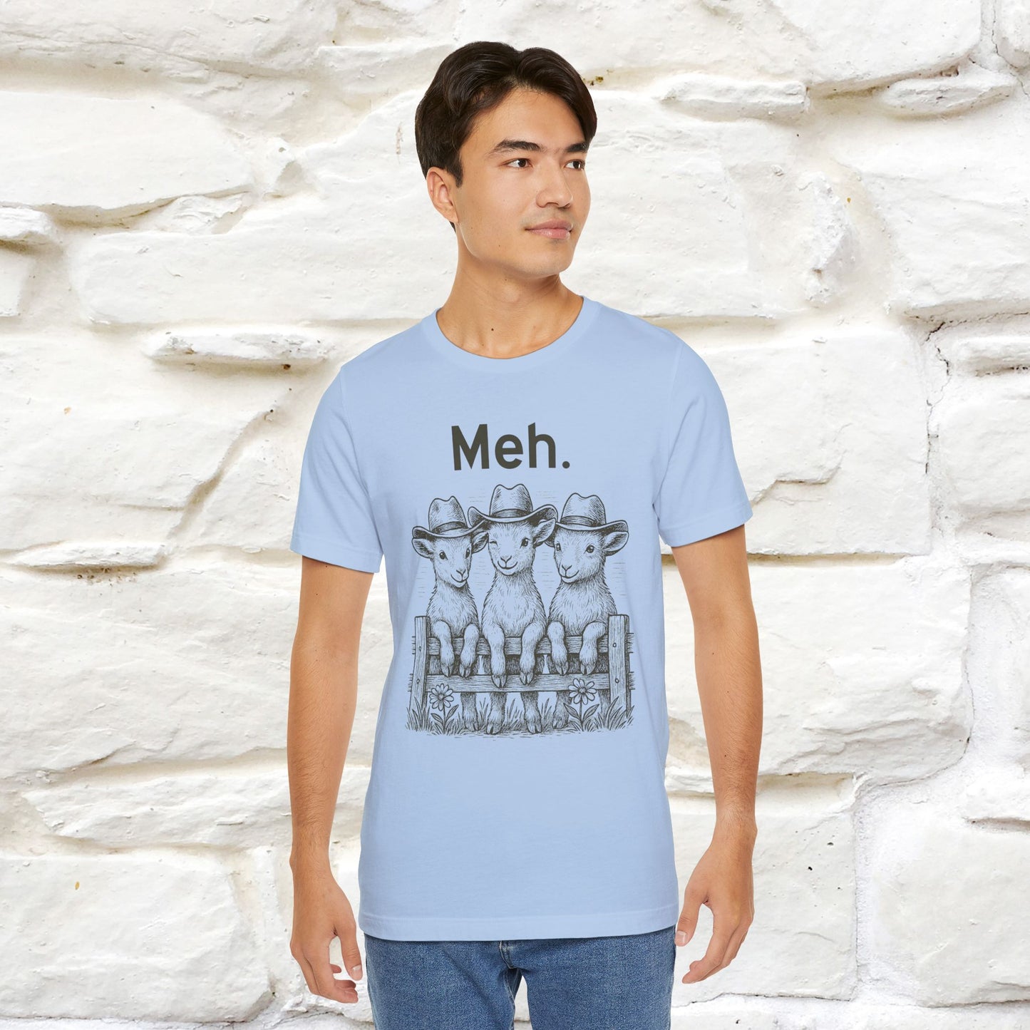 "Meh" Cute T-shirt |Nunu&Miao Studio - Nunu&Miao Studio