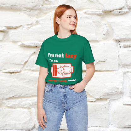 ''I am Not Lazy...'' Cat T-Shirt | Nunu&Miao Studio