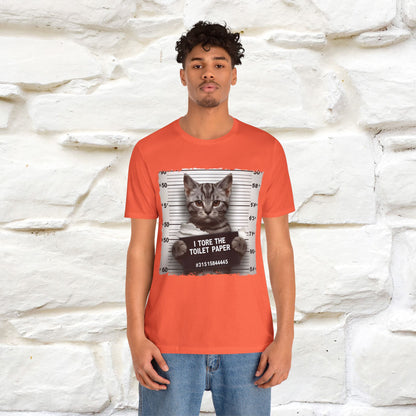 ''I Tore The Toilet Paper'' | Funny Cat T-Shirt | Nunu&Miao Studio