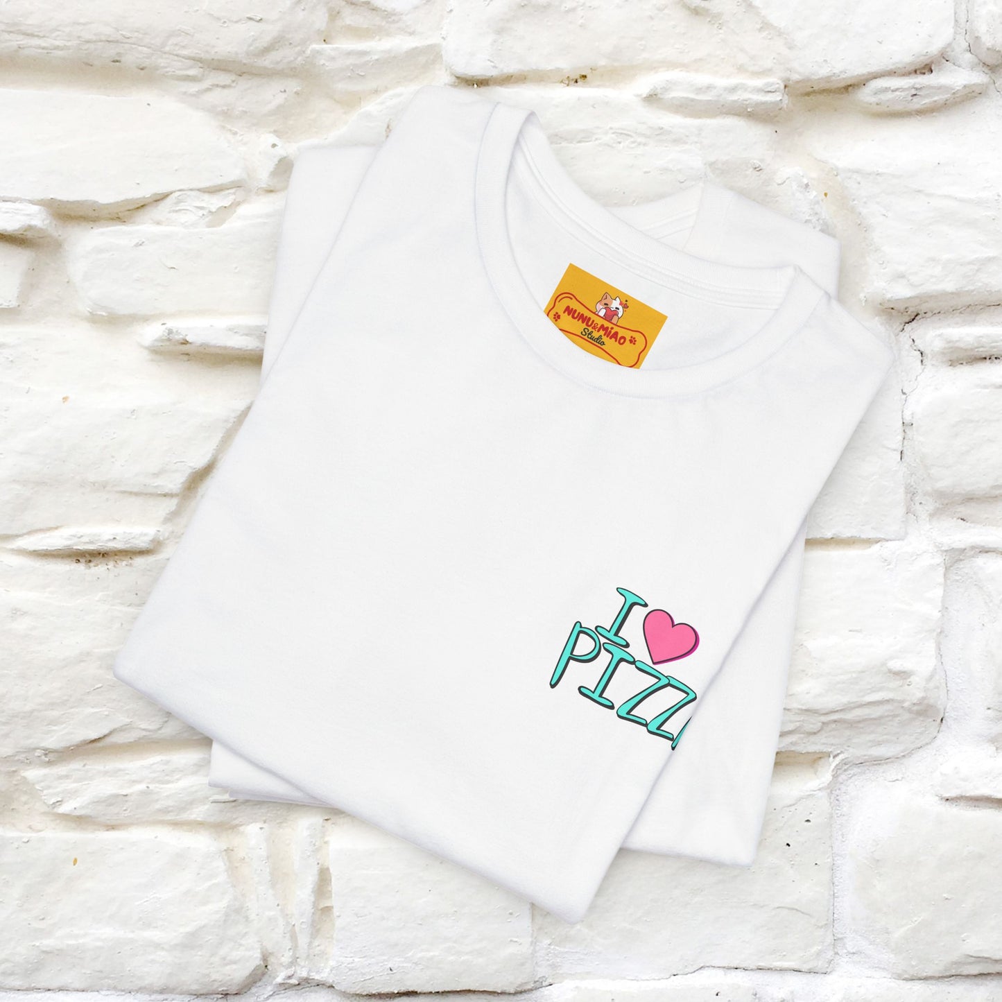 "I Love Pizza"| Cat T-shirt | Nunu&Miao Studio