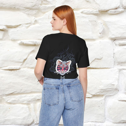 ''Air Fire Cat'' | Cat T-Shirt Front and Back Design | Nunu&Miao Studio