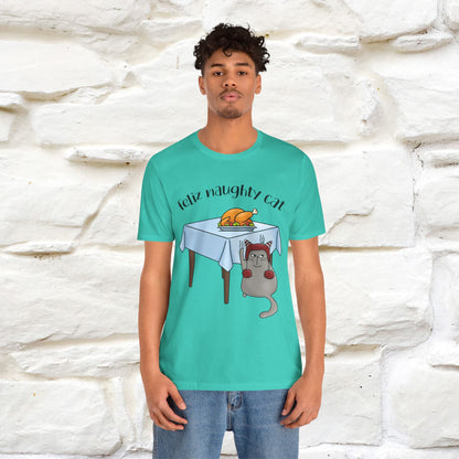 "Feliz Naughty Cat" |Funny Cat T-Shirt | Nunu&Miao Studio