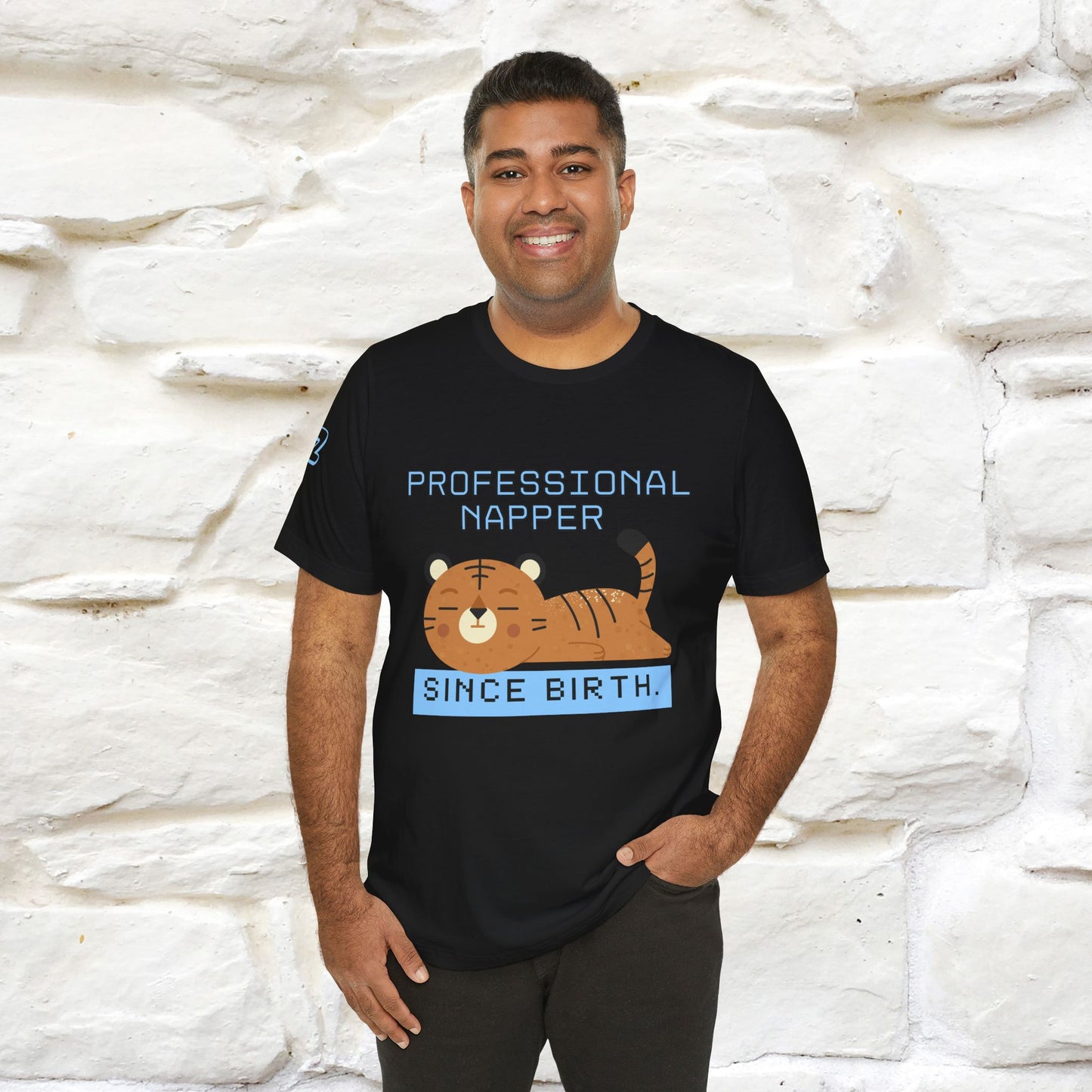 ''Professional napper since birth.''| CatT-Shirt | Nunu&Miao Studio