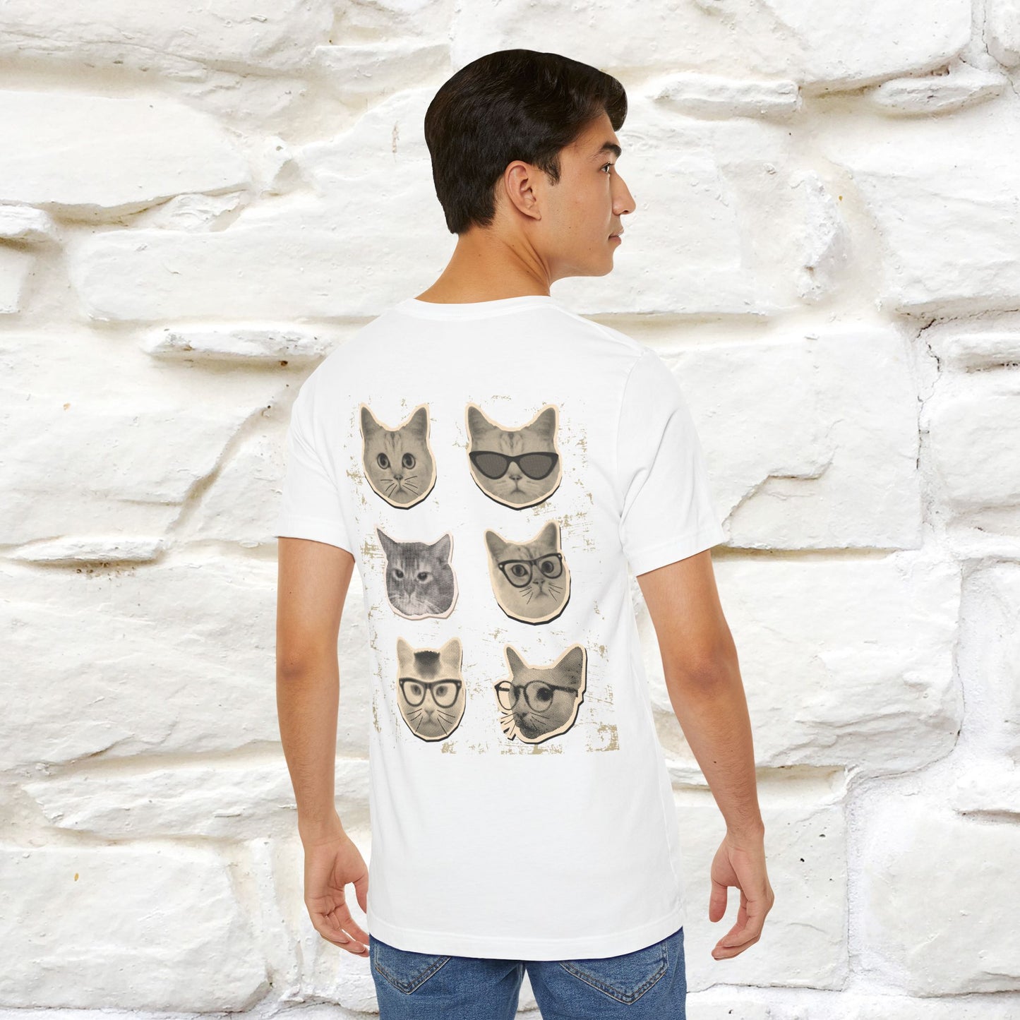 ''Vintage Cat''  Cat T-Shirt | Nunu&Miao Studio