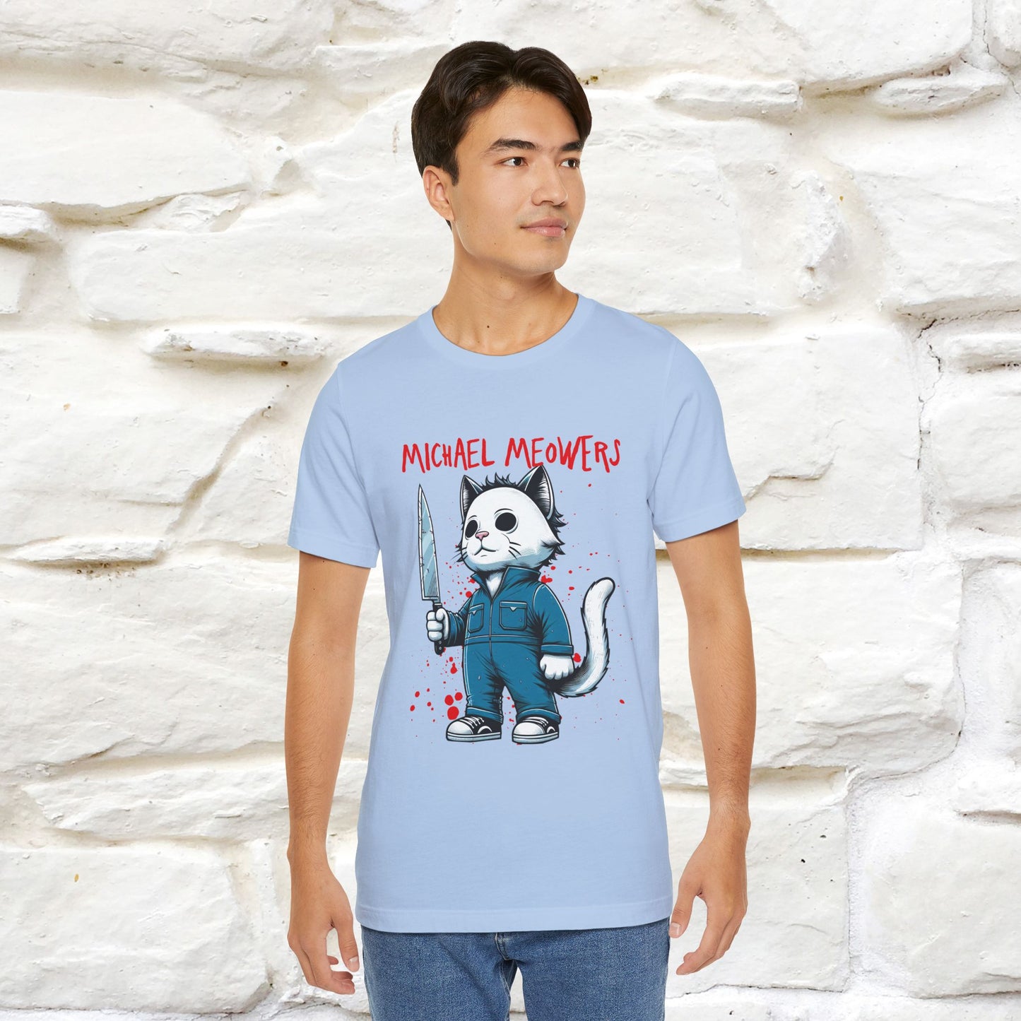 ''Michael Meowers'' Cat T-Shirt |  | Nunu&Miao Studio