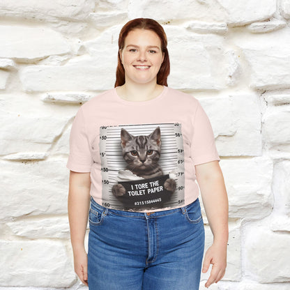 ''I Tore The Toilet Paper'' | Funny Cat T-Shirt | Nunu&Miao Studio