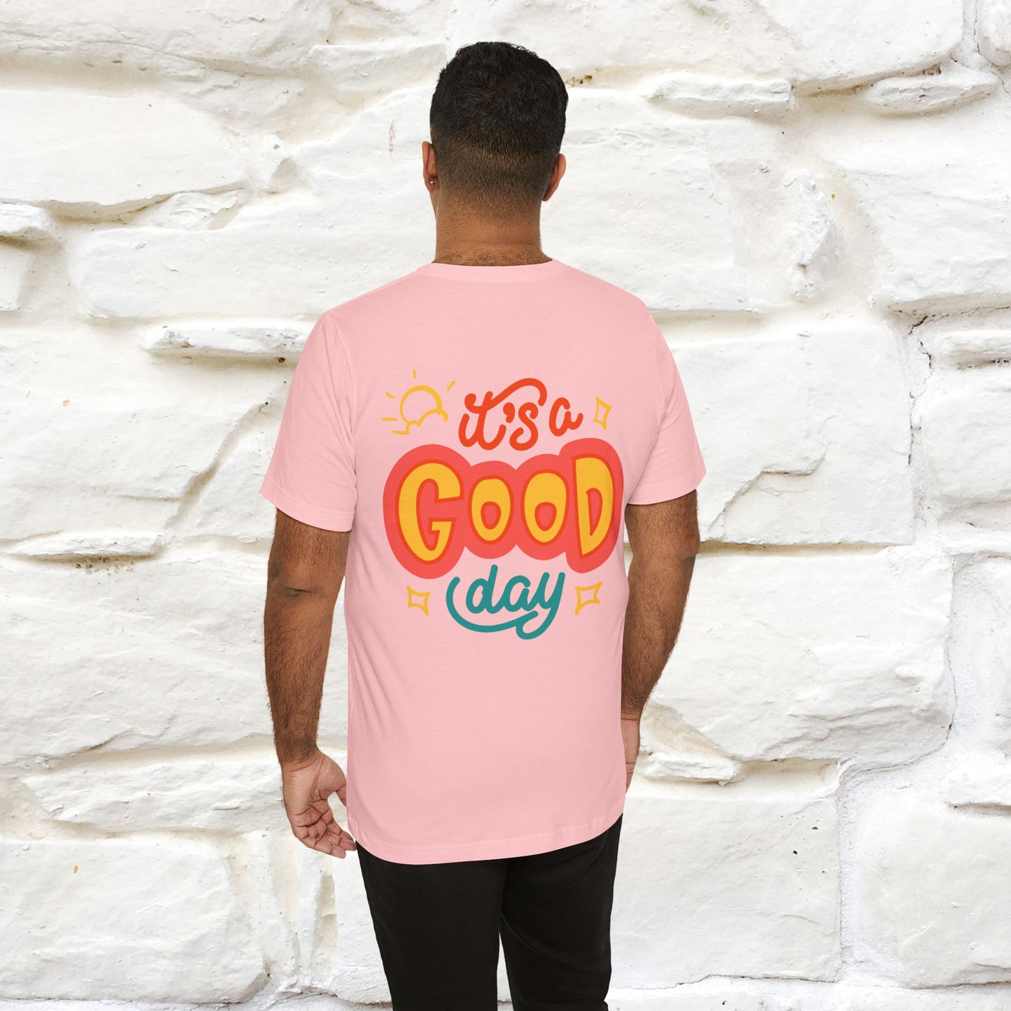 ""It's A Good Day" Cat T-Shirt| Front & Back Design | Nunu&Miao Studio