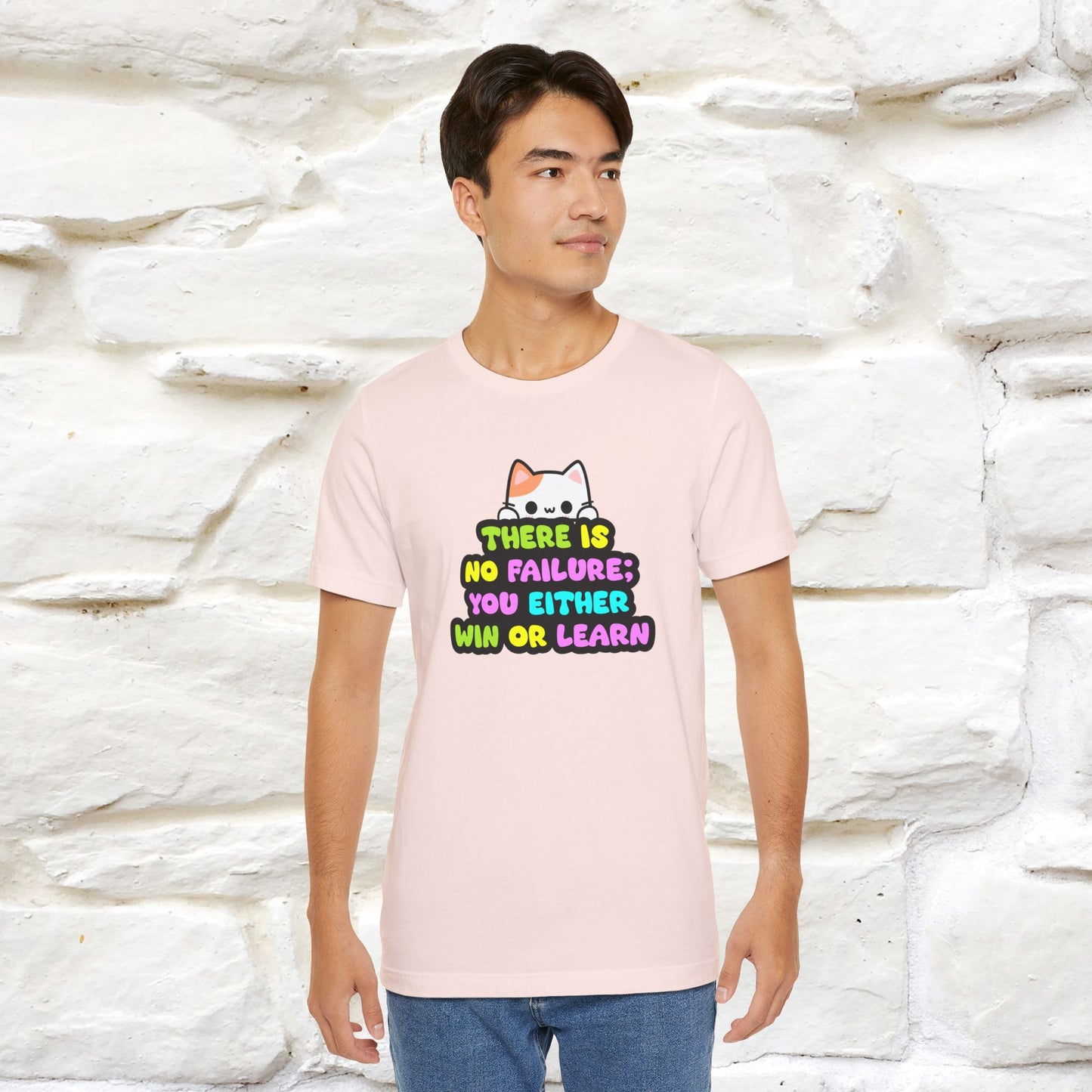 "There Is No Failure: You Either Win Or Learn" T-Shirt  | Nunu&Miao Studio - Nunu&Miao Studio