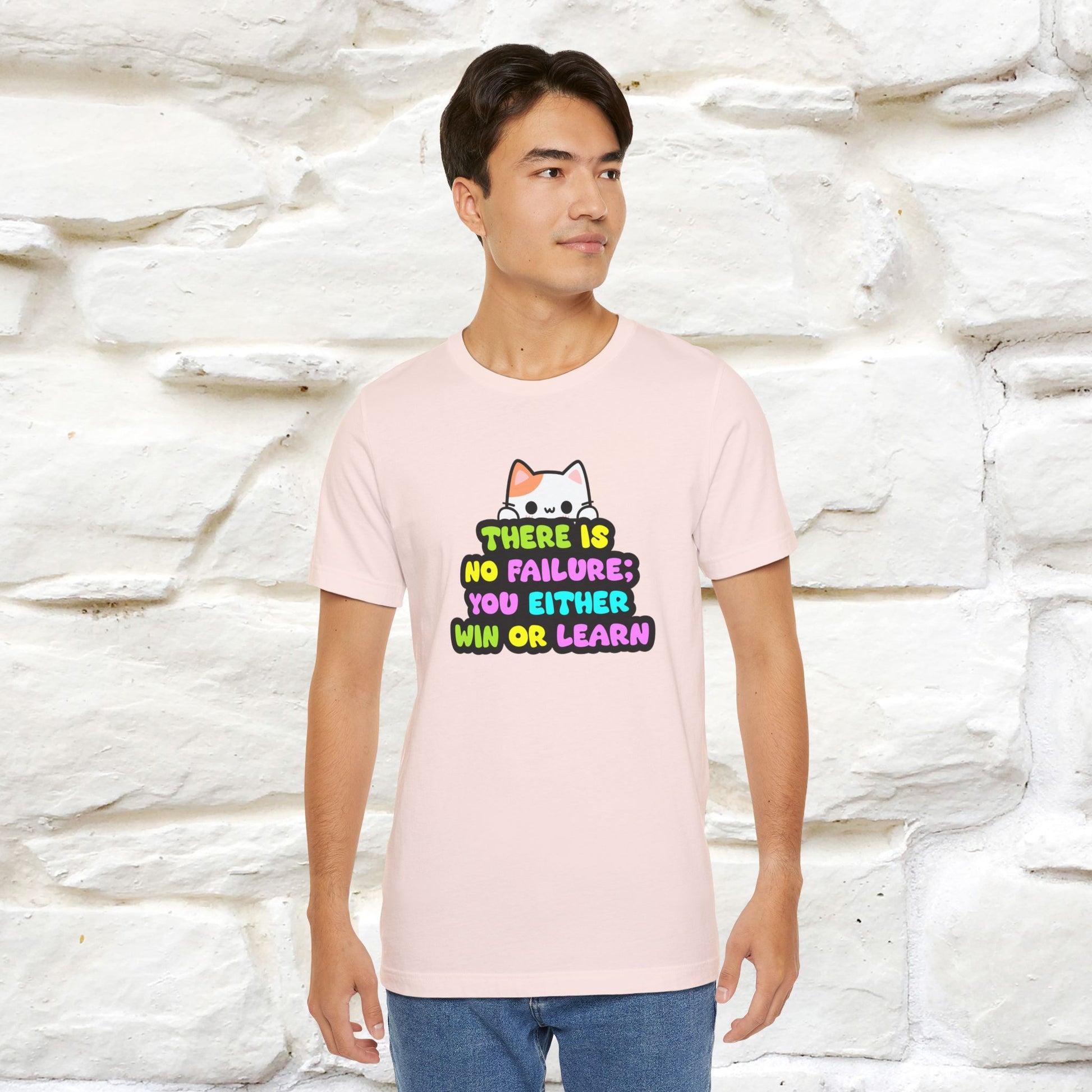 "There Is No Failure: You Either Win Or Learn" T-Shirt  | Nunu&Miao Studio - Nunu&Miao Studio