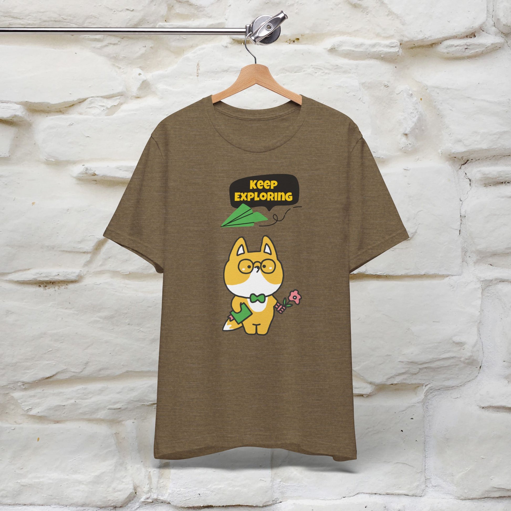 Keep Exploring T-Shirt for Men | 100% Cotton* Adventure Tee - Nunu&Miao Studio