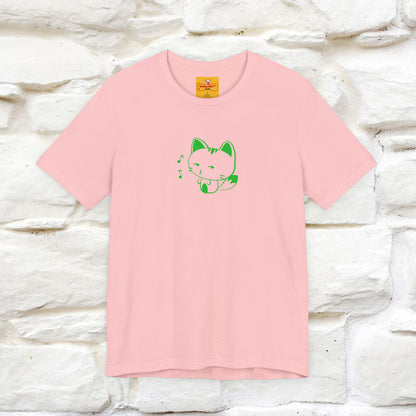 "Happiness Comes From Peace, Peace Comes From Indifference" Cat T-Shirt| Front & Back Design | Nunu&Miao Studio