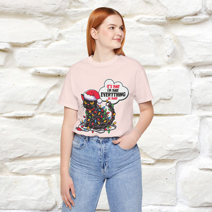 “Everything Is Fine..” | Cat T-Shirt | Nunu&Miao Studio