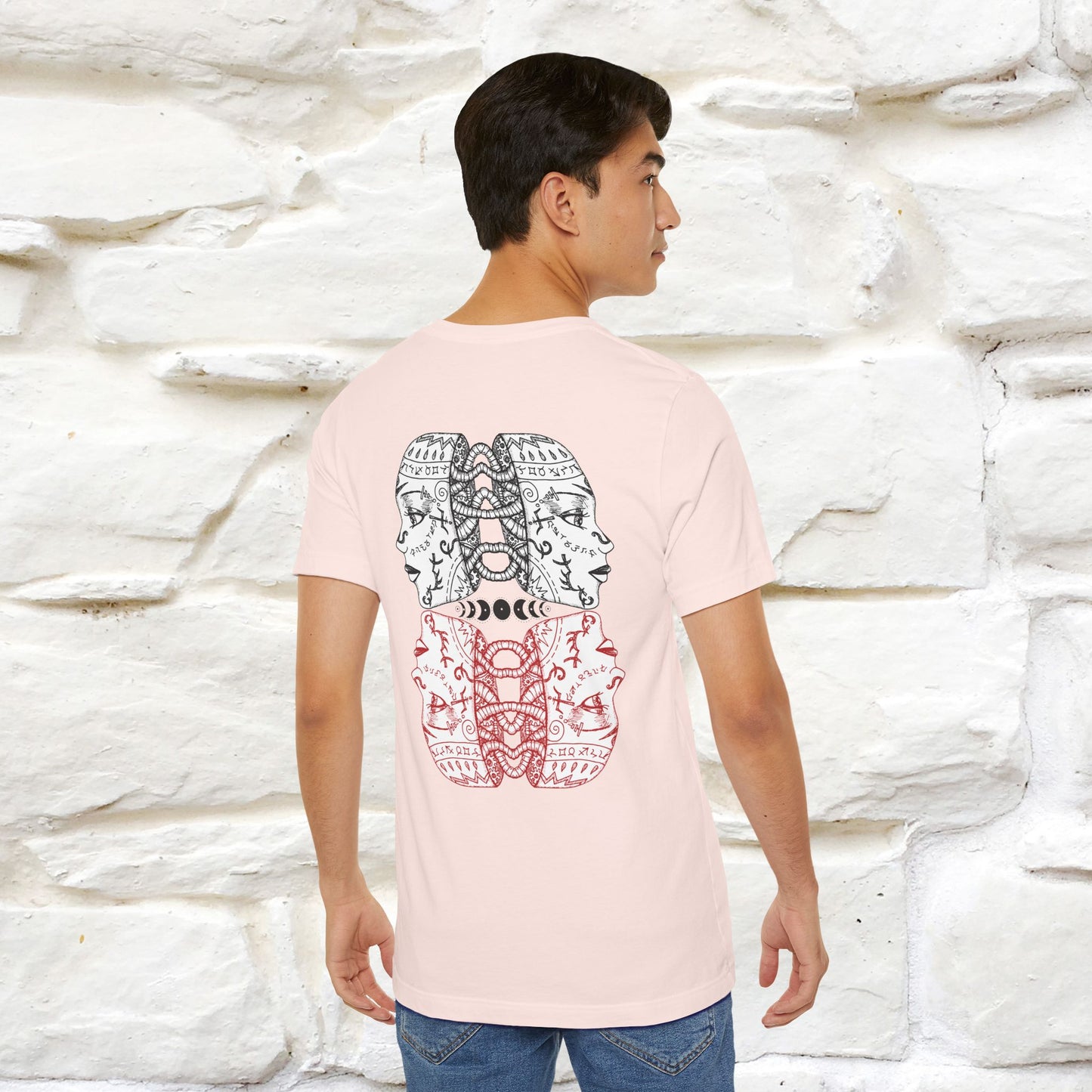 ''Illusion'' Cat T-Shirt Front and Back Design | Nunu&Miao Studio