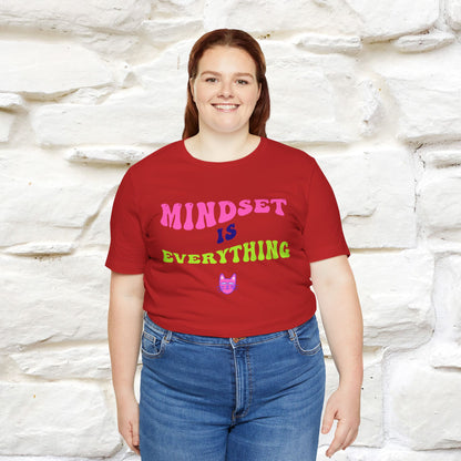 ''Mindset Is Everything'' T-shirt for Women 100% Cotton* - Nunu&Miao Studio