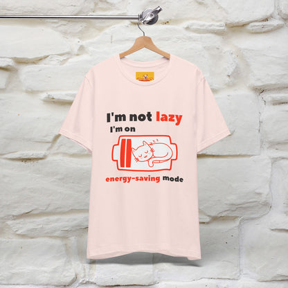 ''I am Not Lazy...'' Cat T-Shirt | Nunu&Miao Studio