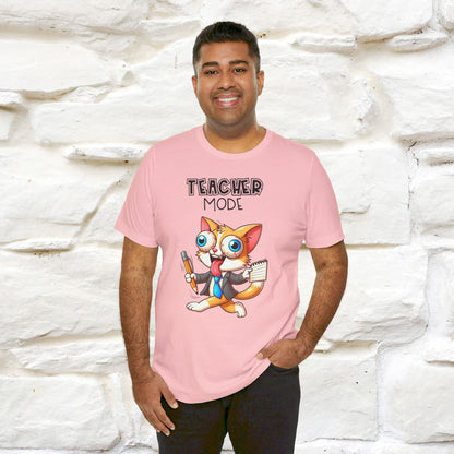 ''Teacher Mode'' T-shirt for Man 100% Cotton* - Nunu&Miao Studio