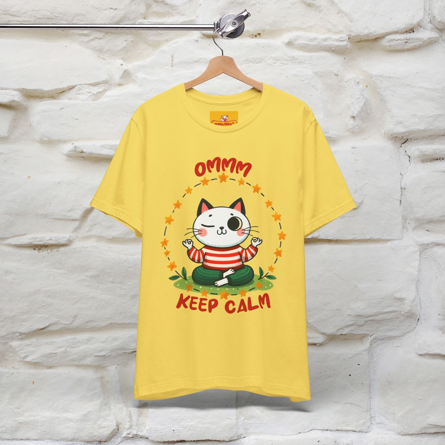 ''Ommm, Keep Calm'' Cat T-Shirt | Nunu&Miao Studio