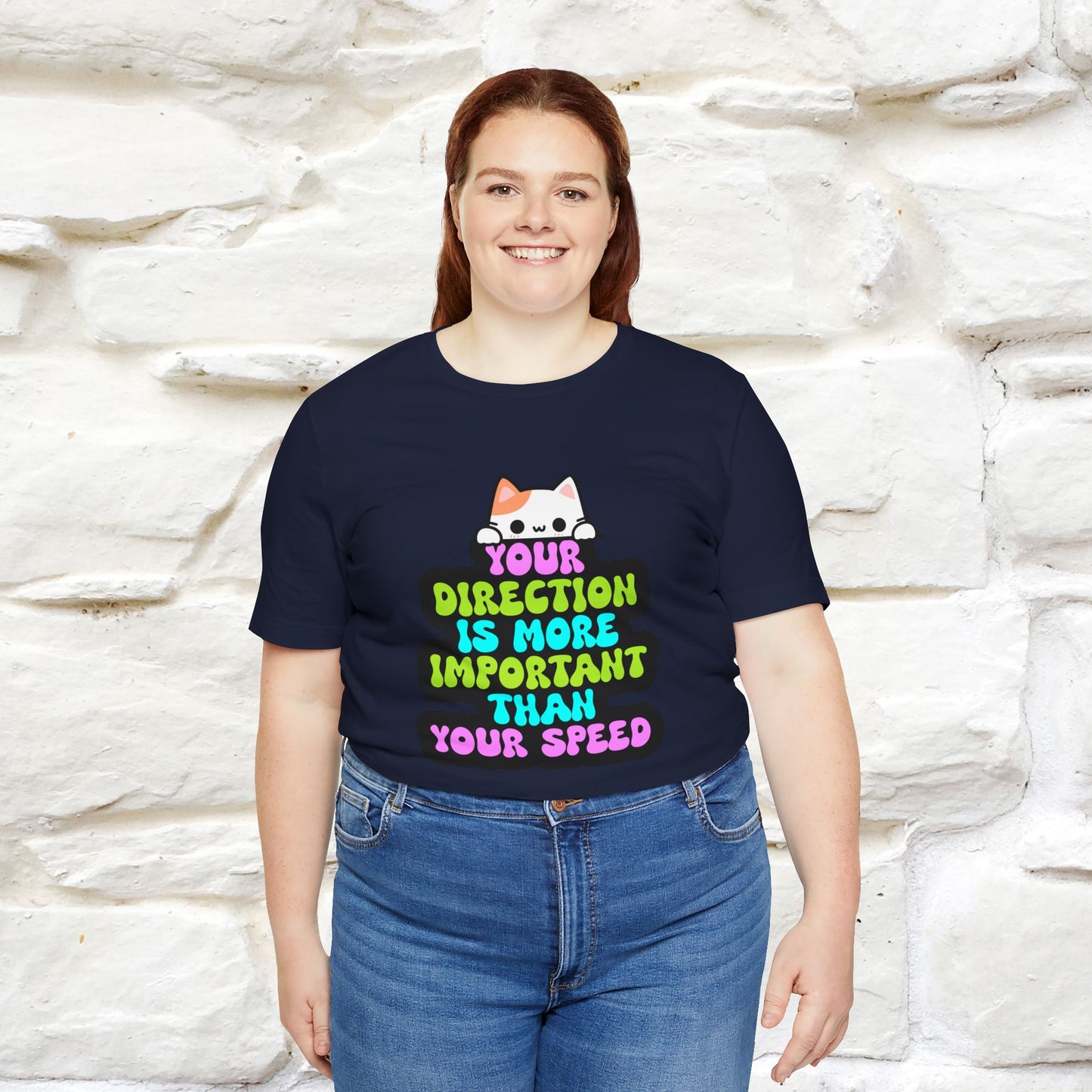 "Your Direction Is More ..." |  Cat T-shirt | Nunu&Miao Studio - Nunu&Miao Studio