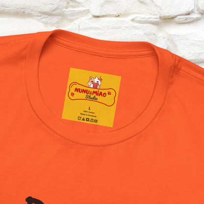 " Dogs Make Me Happy ..."  T-shirt |Nunu&Miao Studio