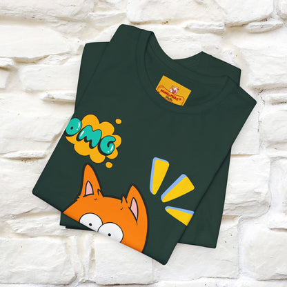 ''Oh My God'' Cat T-Shirt | Nunu&Miao Studio