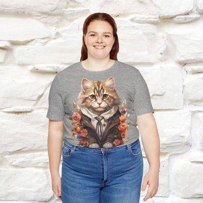 ''Charismatic'' Cat T-shirt for Women 100% Cotton* - Nunu&Miao Studio