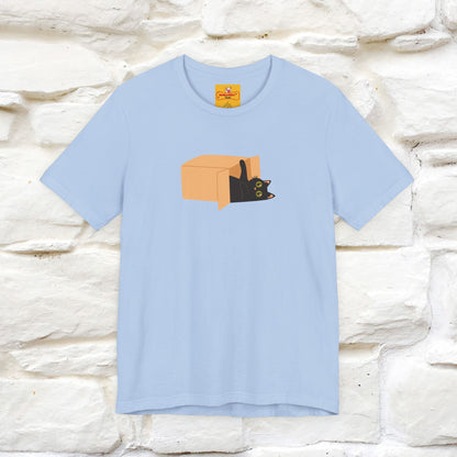 "Think Like There Is No Box" Cat T-Shirt| Front & Back Design | Nunu&Miao Studio