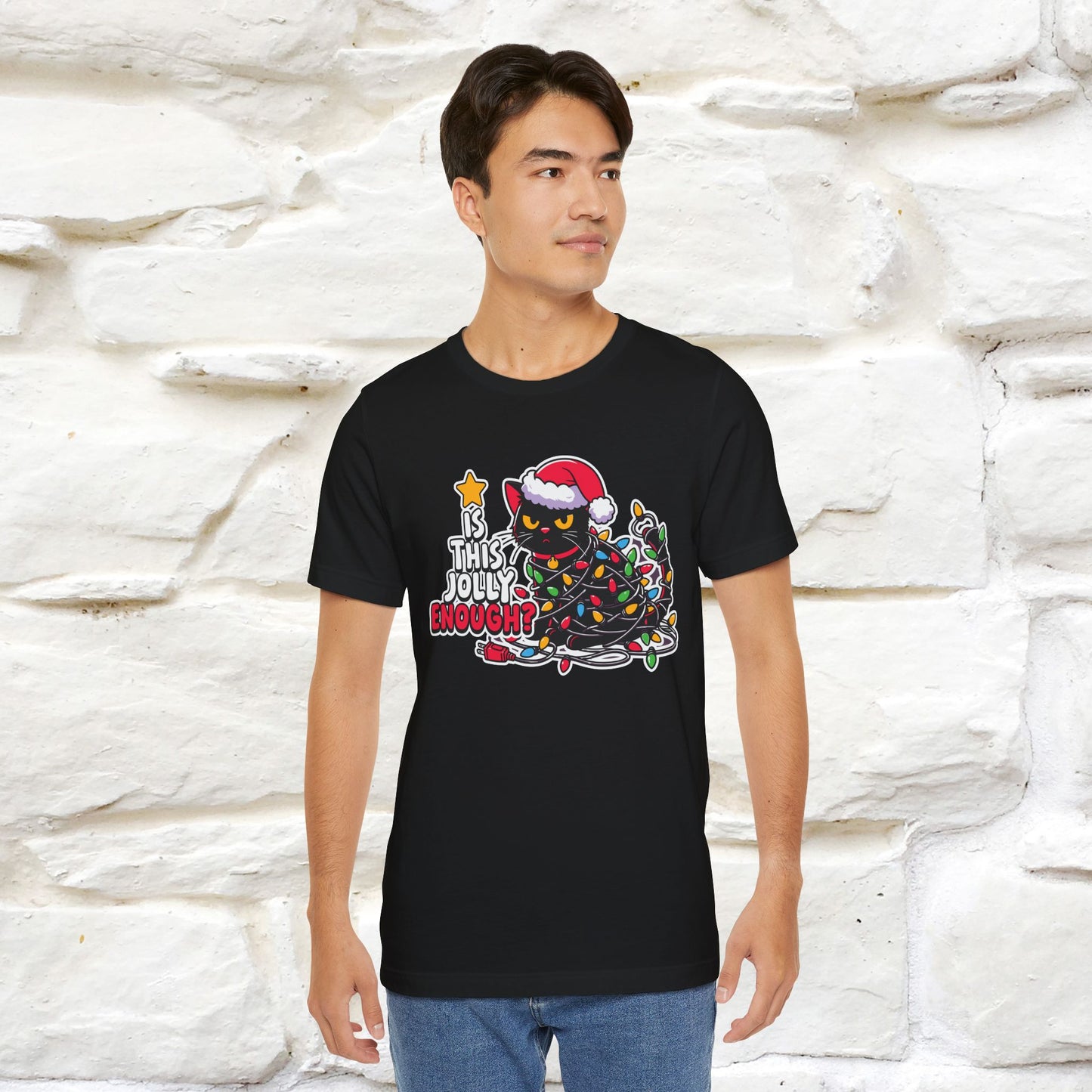 “Is This Jolly Enough?” | Cat T-Shirt | Nunu&Miao Studio
