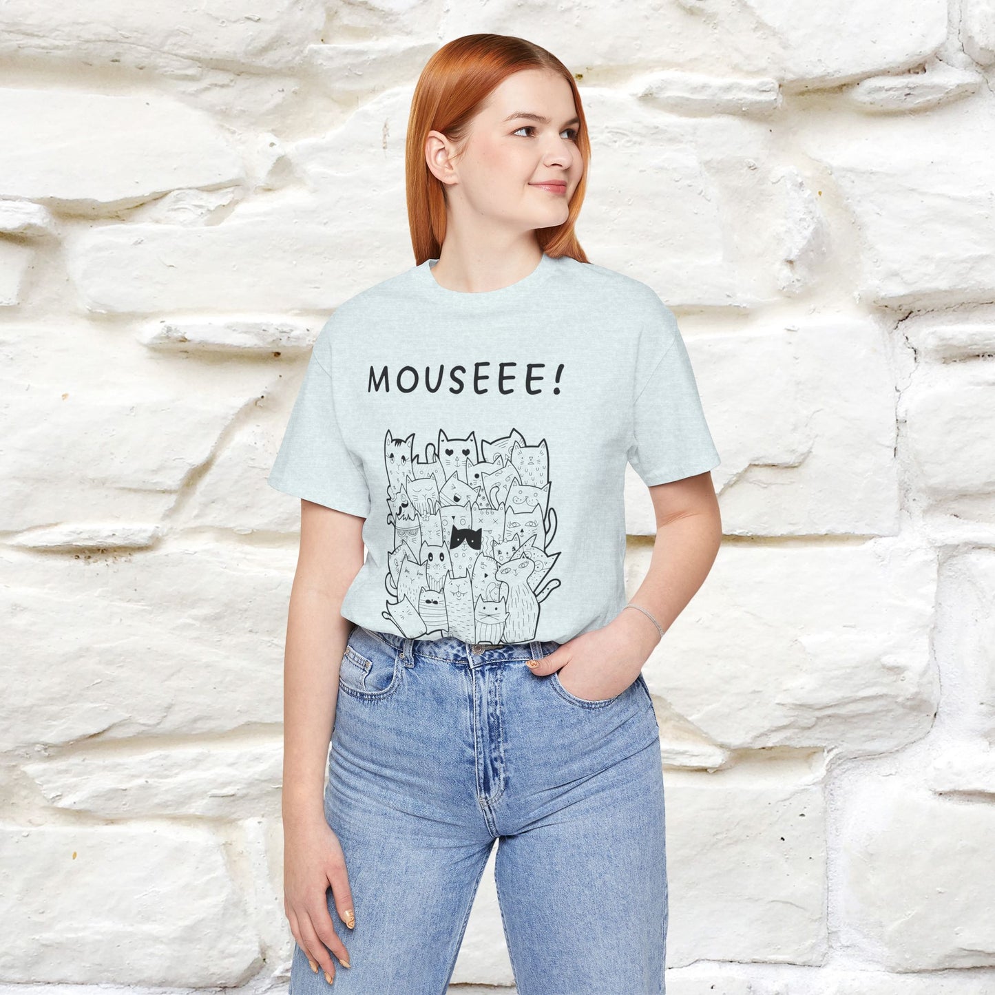 "Mouseee!" Cute Cat T-Shirt for Men & Women | 100% Cotton* 🐾