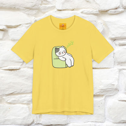 "Keep going… the couch isn’t going to nap on itself." Cat T-Shirt| Front & Back Design | Nunu&Miao Studio