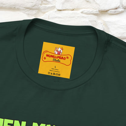 "When My Sister Cooks" Funny Cat  T-shirt |Nunu&Miao Studio