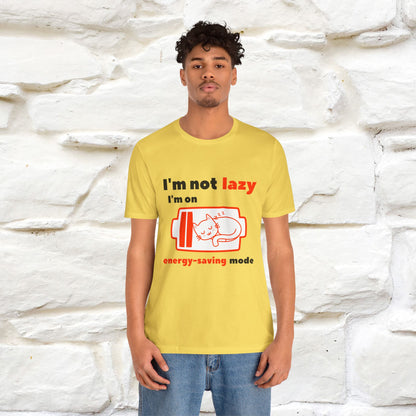 ''I am Not Lazy...'' Cat T-Shirt | Nunu&Miao Studio