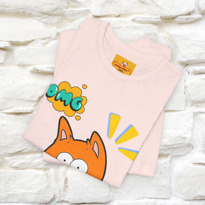 ''Oh My God'' Cat T-Shirt | Nunu&Miao Studio