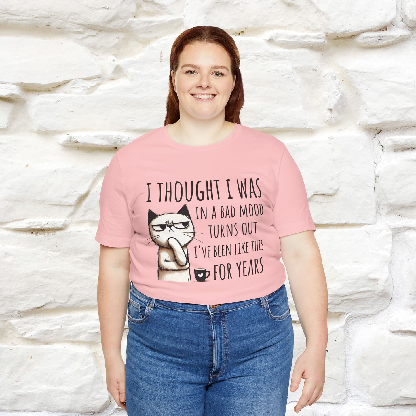 "I Thought I was In A Bad Mood.. " Cat  T-shirt |Nunu&Miao Studio