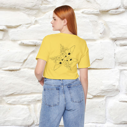 "Trinity'' Cat T-Shirt Front and Back Design | Nunu&Miao Studio