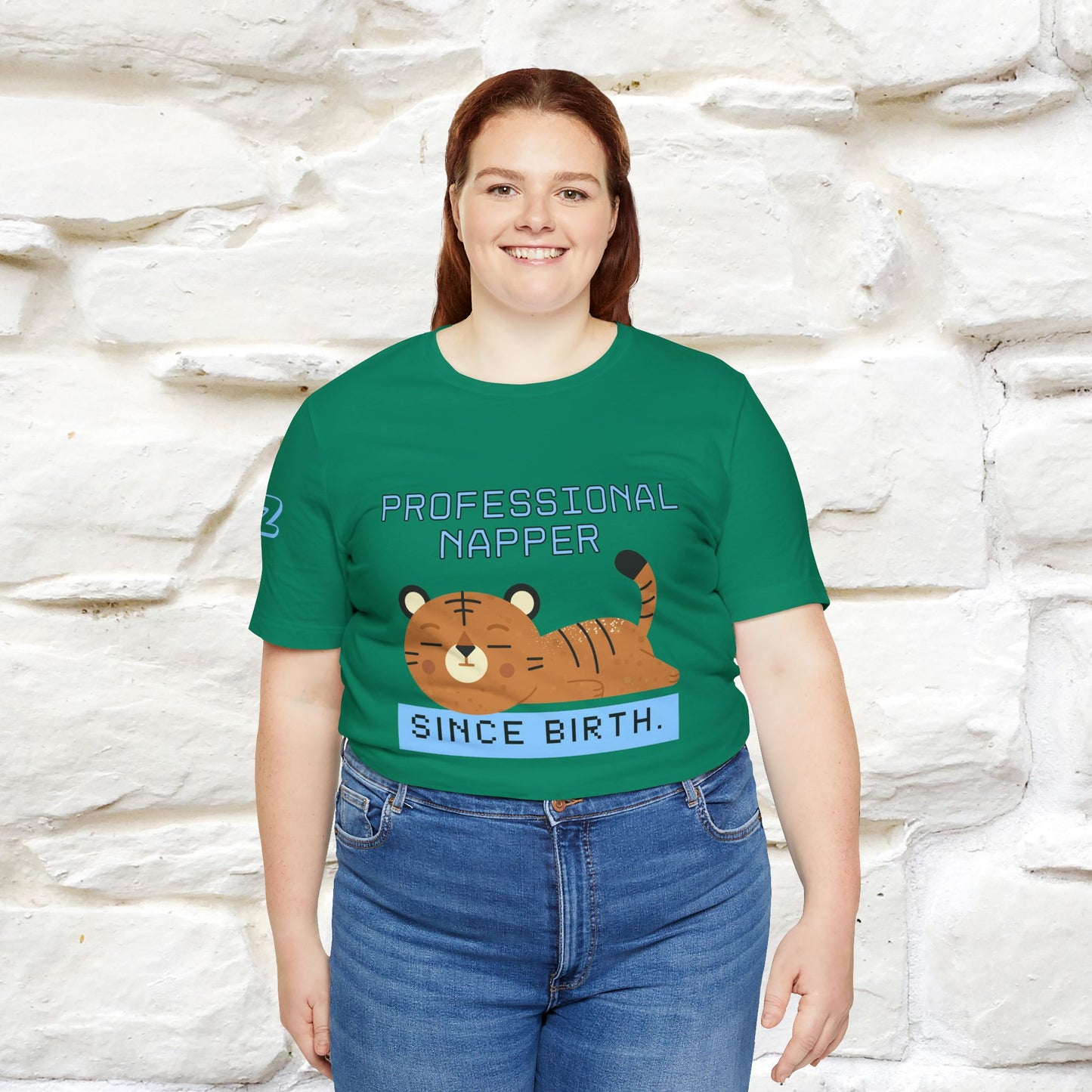 ''Professional napper since birth.''| CatT-Shirt | Nunu&Miao Studio