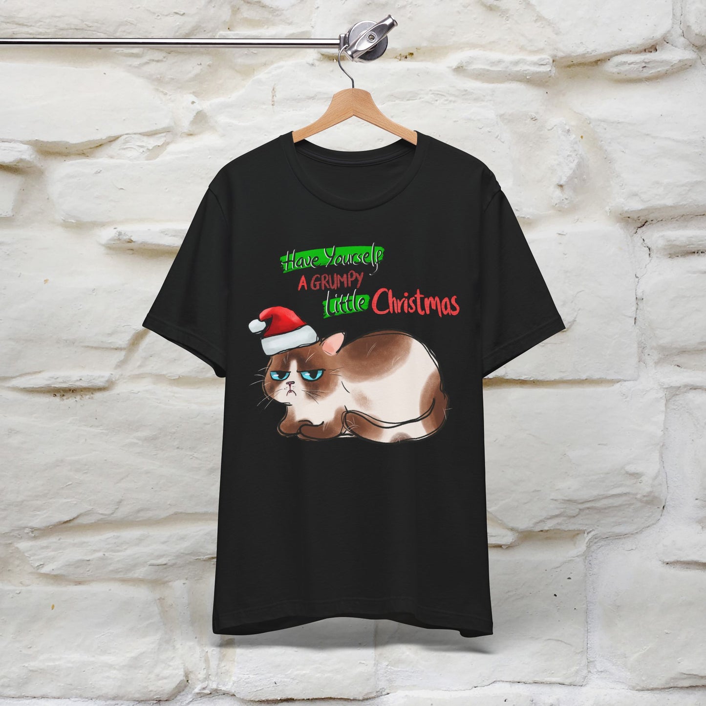 Have Yourself a Grumpy Little Christmas | Festive Cat Christmas Shirt for Men & Women | 100% Cotton*