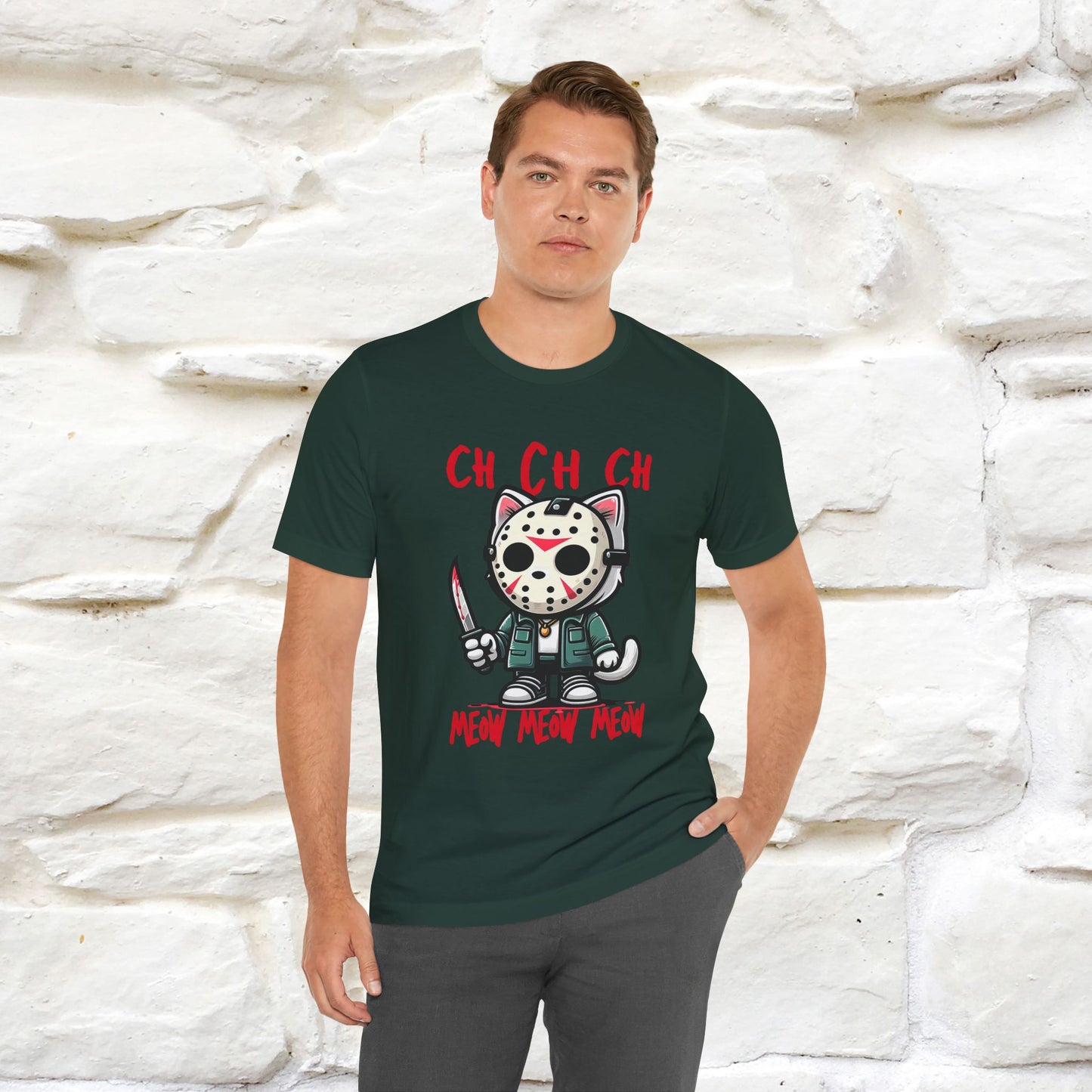 Paws N' Roses T-Shirt | Rock-Inspired Cat Lover Tee for Men & Women | 100% Cotton*