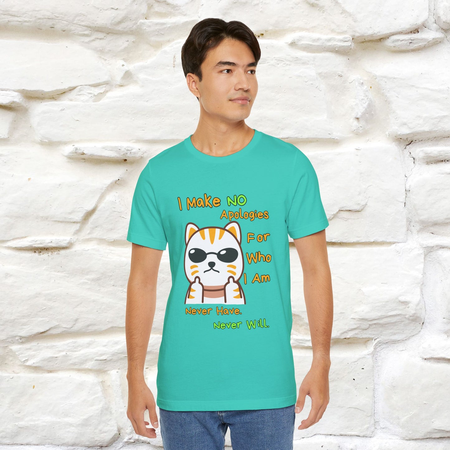 "I Make No Apologies... " |Cat T-Shirt | Nunu&Miao Studio