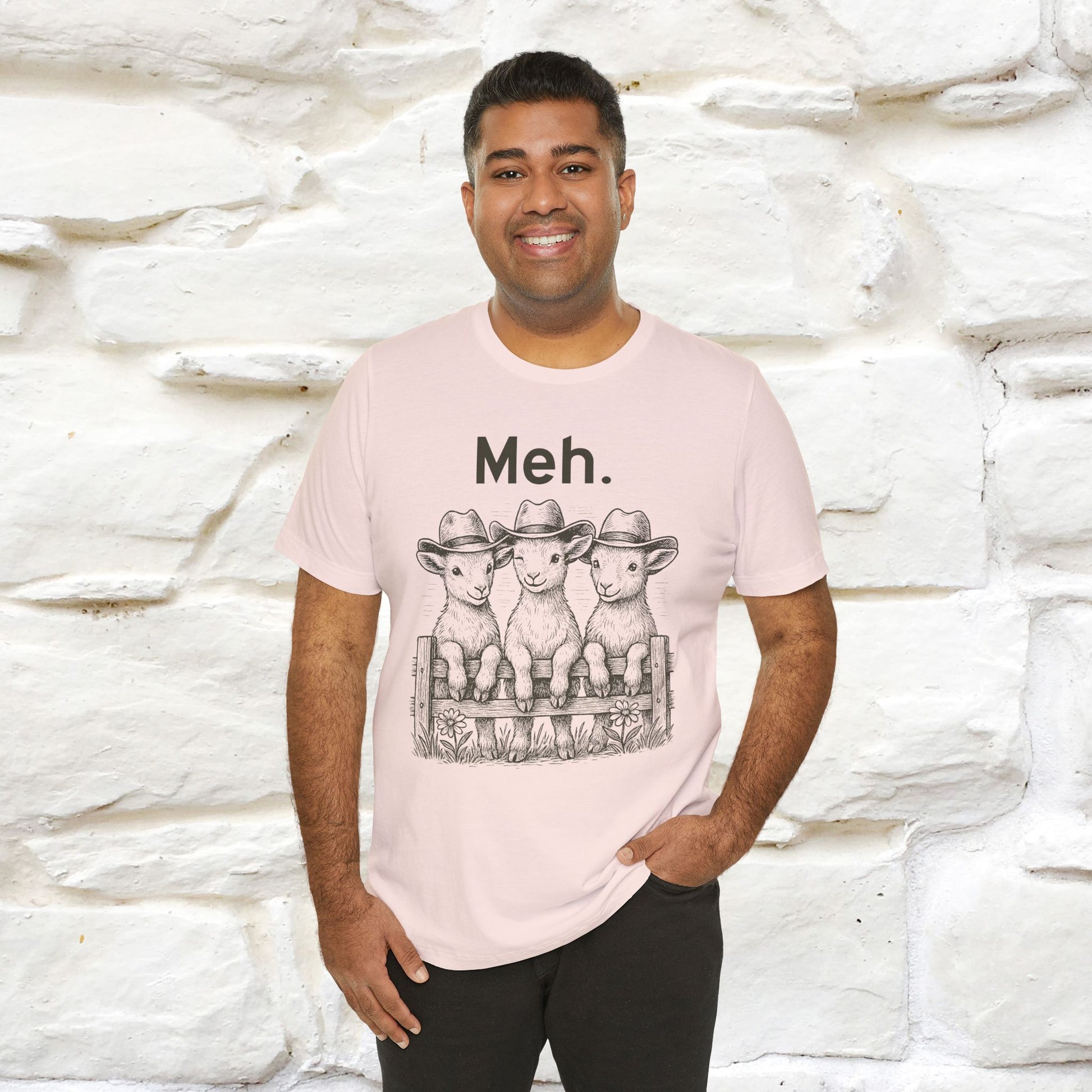 "Meh" Cute T-shirt |Nunu&Miao Studio - Nunu&Miao Studio