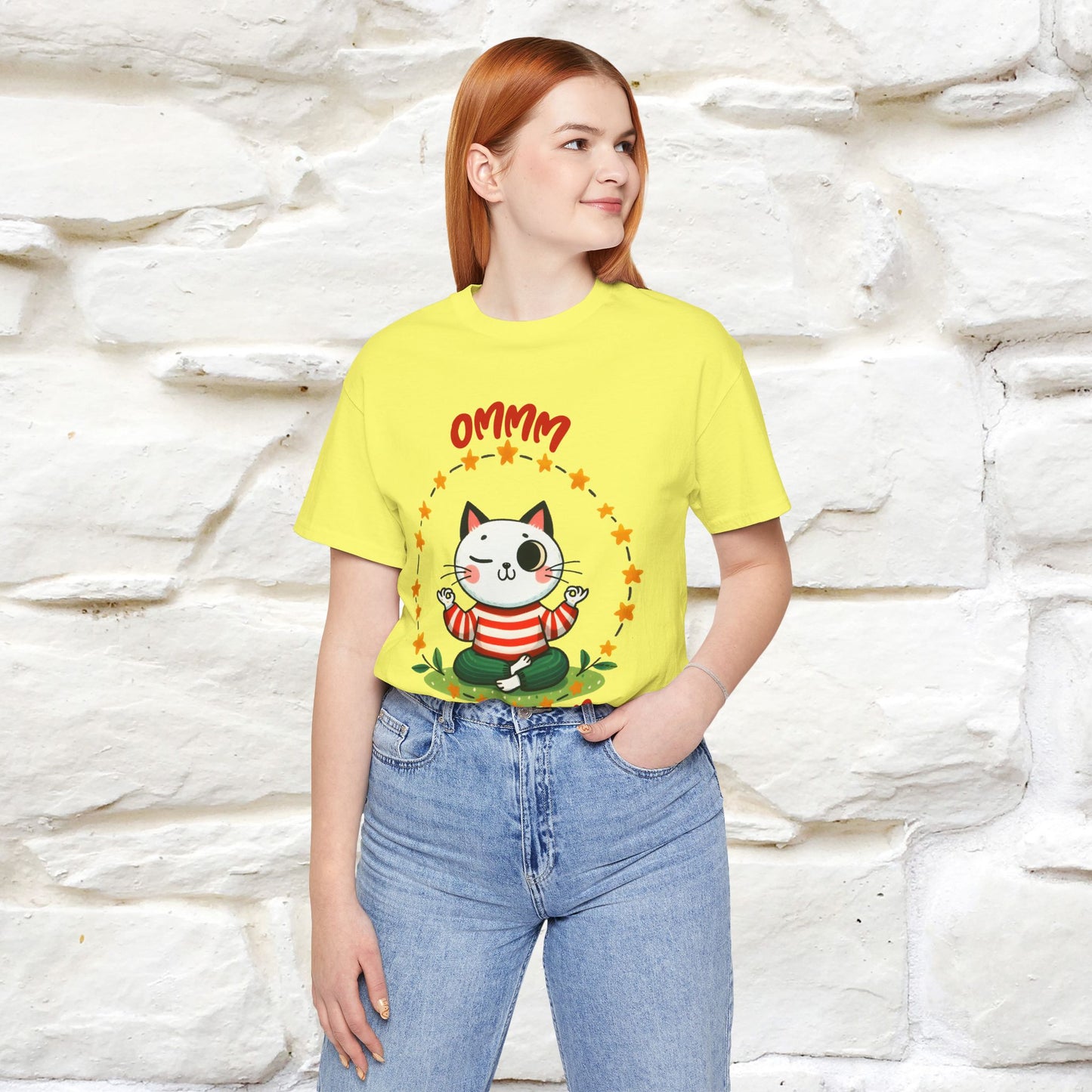 ''Ommm, Keep Calm'' Cat T-Shirt | Nunu&Miao Studio