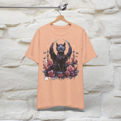 ''Red Petals of Darkness"'' T-shirt for Women 100% Cotton* - Nunu&Miao Studio