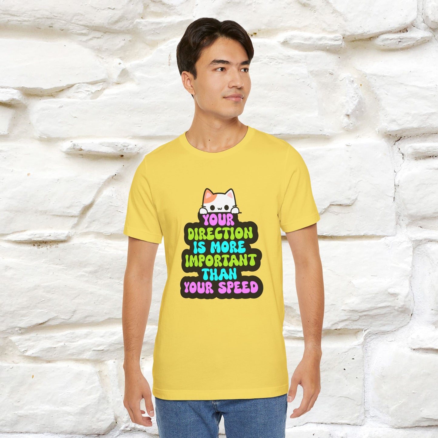 "Your Direction Is More ..." |  Cat T-shirt | Nunu&Miao Studio - Nunu&Miao Studio